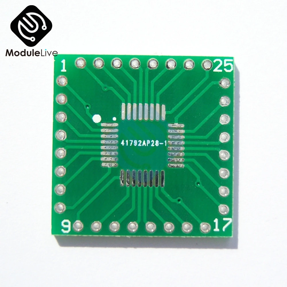 5 шт. QFP/TQFP/LQFP/FQFP/SOP/SSOP32 для DIP адаптера плата PCB преобразователь SOP32 поворот