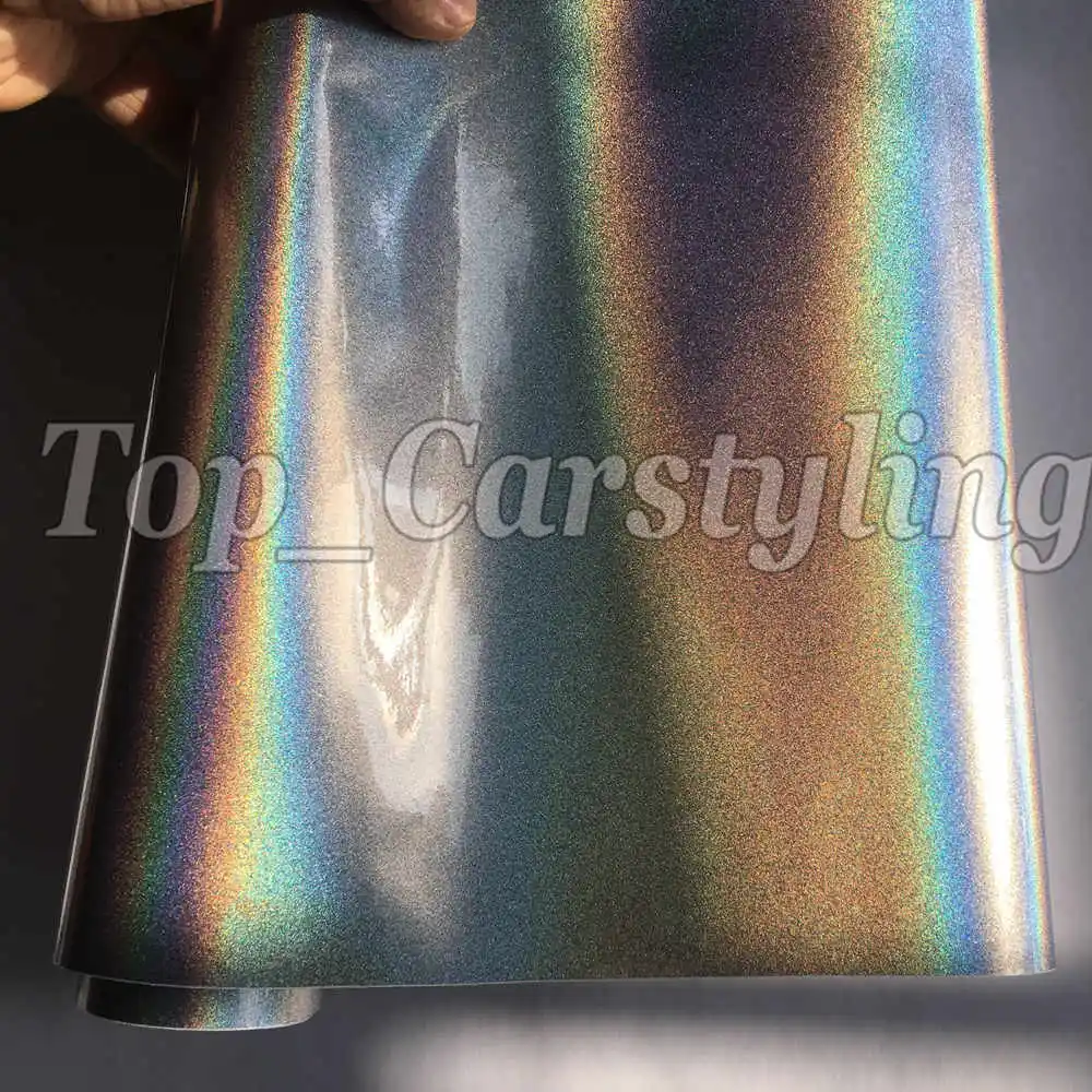 3M silver  psychedelic VINYL CAR WRAPPING FILM  COVERING FOIL (2)