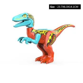 

Single sale Big Size MOC Jurassic Dinosaur World Tyrannosaurus Rex DIY Figures Building Blocks Toys Gifts