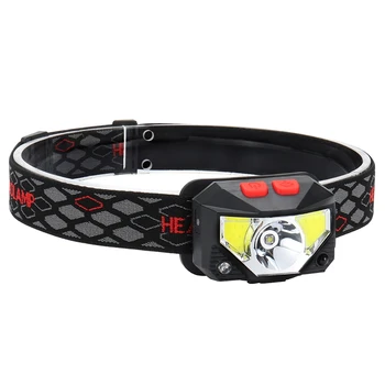 

Headlight Headlamp Red LED COB Super Bright Sensor USB Rechargeable Water Resistant Warning Wearable Lighting Headband