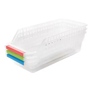 

Storage Box Refrigerator Drawer Type Kitchen Bottle Fruits Drinks Plastic Organizer for Tabletop Refrigerator Kitchen