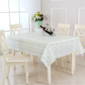 

Plastic Tablecloth Floral Rectangle Waterproof EVA Tafelkleed Oilproof Table Cover Dining Coffe Table Decoration Cover