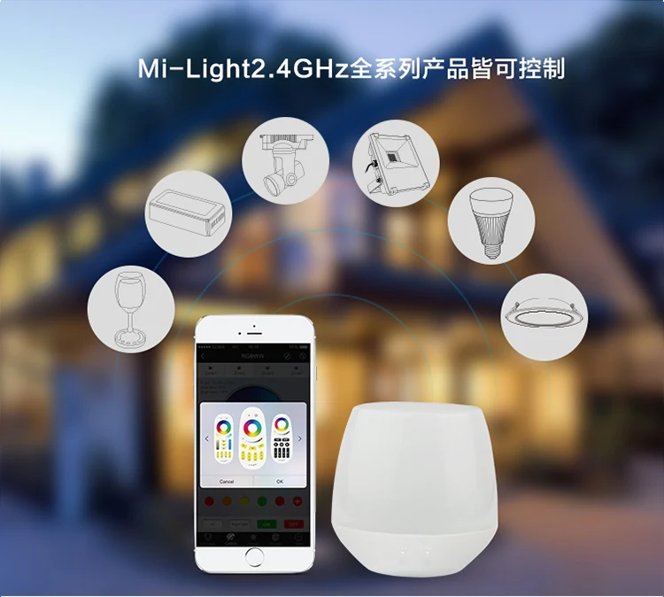 Mi светильник Led WiFi box 2 4G беспроводная Wifi коробка с регулируемой яркостью