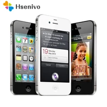 100% Original Unlocked iPhone 4 S Handy 16 GB 32 GB 64 GB ROM Dual core WCDMA 3G WIFI GPS 8MP Kamera Verwendet apple-telefon