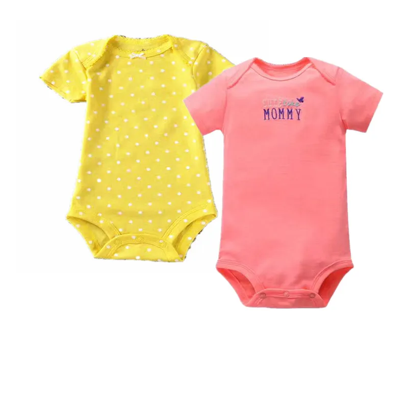 Комплект одежды из 2 предметов для новорожденных мальчиков комбинезон для младенцев мальчиков девочек одежда короткий рукав боди Одежда для младенцев продукта в горошек с бабочками, для 6-24 месяцев