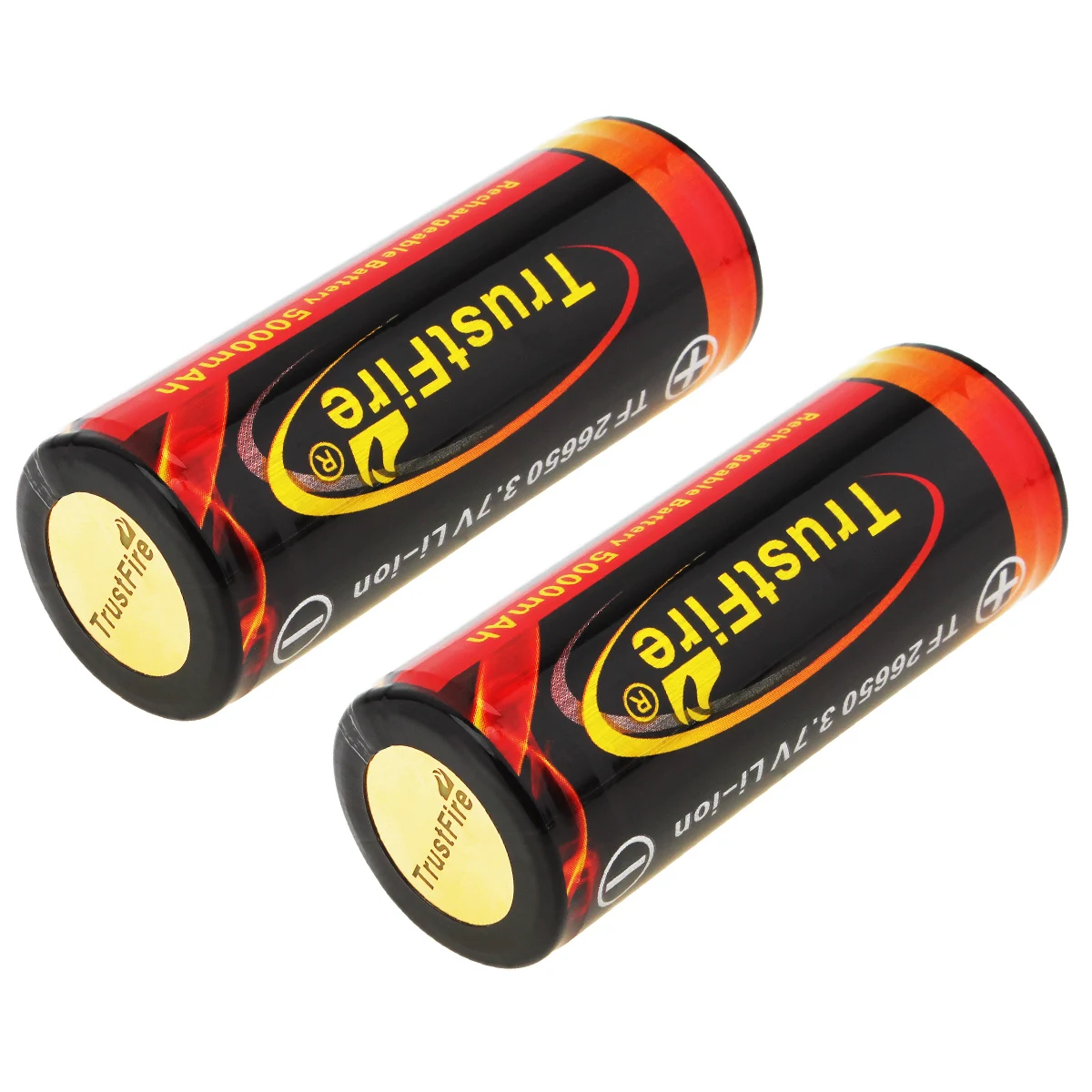  4 stücke TrustFire 37 V 26650 5000mAh Li-Ion Akku Bateria mit Geschützt PCB für LED Taschenlampen S