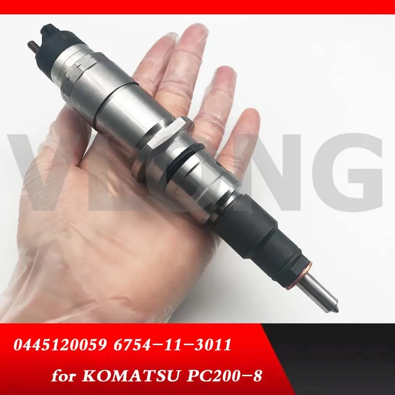 Дизельные форсунки 0 445 120 059 Common Rail Jet 0445120059 6754-11-3011 для KOMATSU PC200-8 Cummins QSB6, 7 и CDC