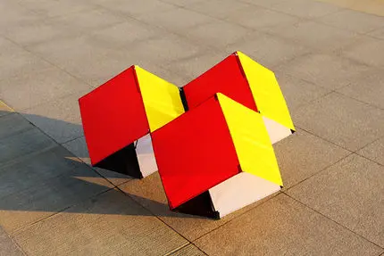 비행하기 쉬운 손잡이와 라인 야외 3D 매직 스퀘어 단일 라인 연, 신제품