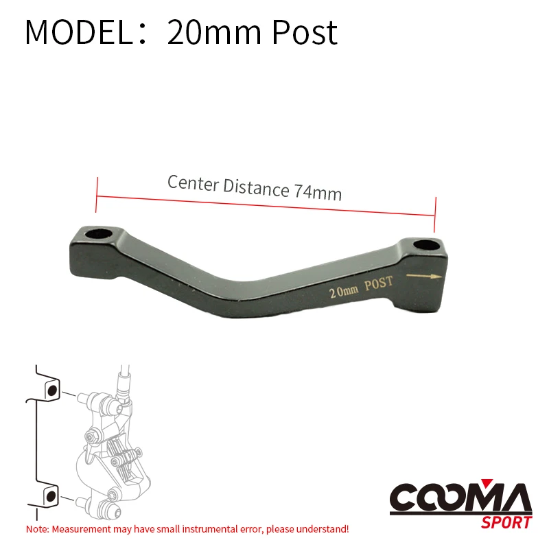 Кронштейн для MTB дискового тормоза, 180 передний PM до PM, 20 мм пост, 40 мм пост, 203 F/R PM-PM дисковые тормозные адаптеры, различные модели - Цвет: 20mm Post
