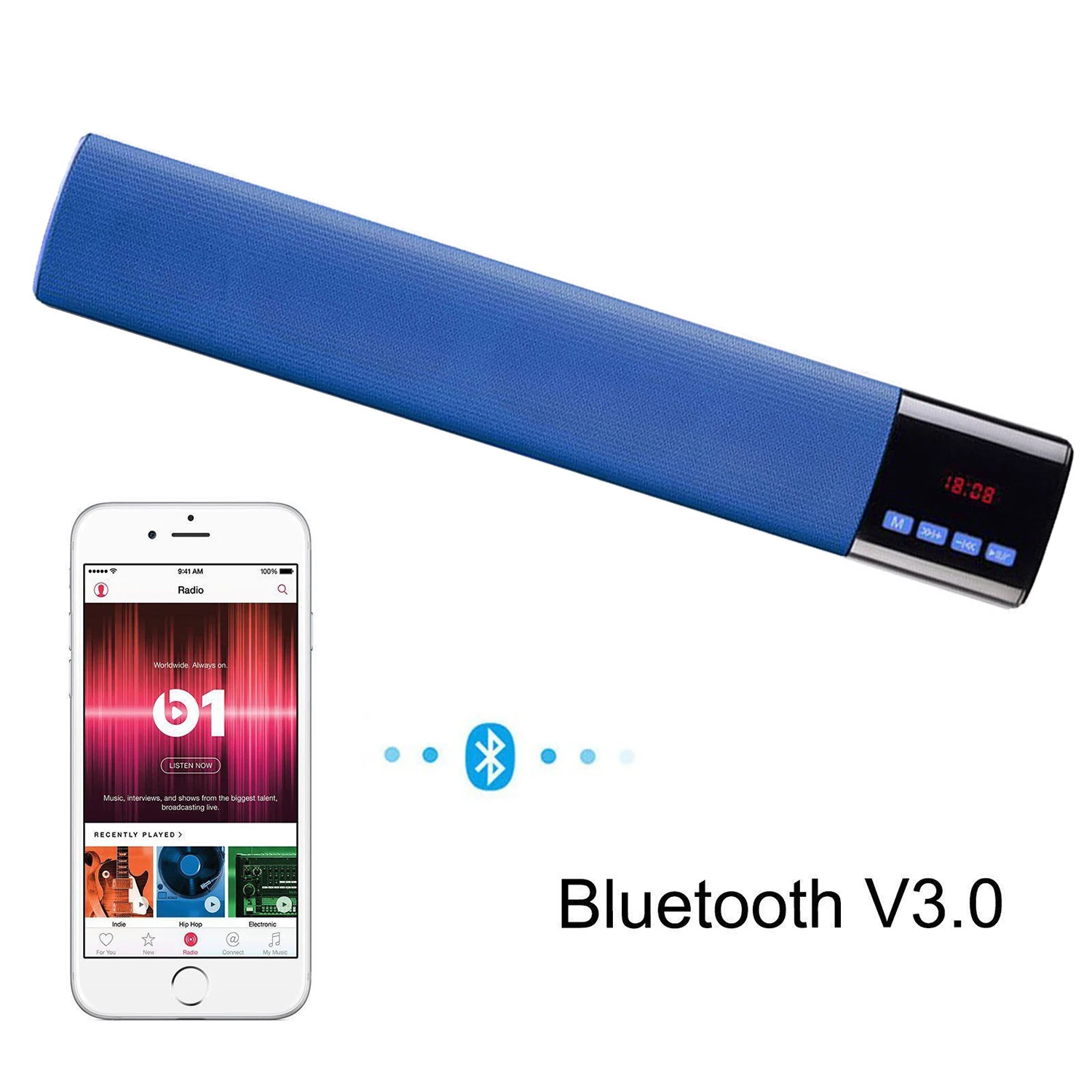 Беспроводная 3d звуковая панель Bluetooth для кинотеатра HiFi колонка