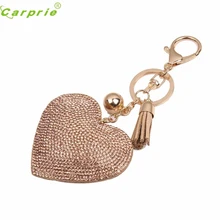 Новое поступление Любовь Стразы брелок для ключей с кисточкой, на сумку Сумки из натуральной кожи брелок для ключей от автомобиля ключ кулон GD Ap17