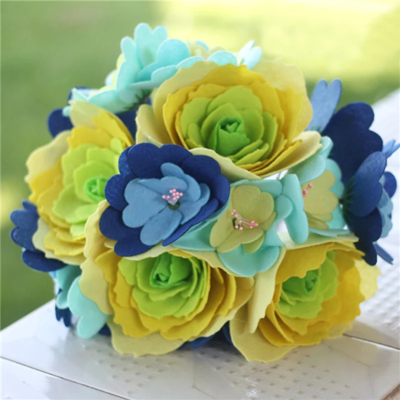 felt wedding bouquet