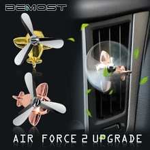 BEMOST Авто Декор освежитель воздуха Air Force 2 вентилятора клип Vent Выход твердые духи самолета Форма Духи Диффузор автомобилей для укладки
