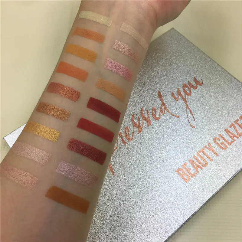 35 цветов Палитра теней Shimmer Matte Makeup Pallete женские тени для век Матовая пигментная палитра макияж тени для век от beauty Glaze