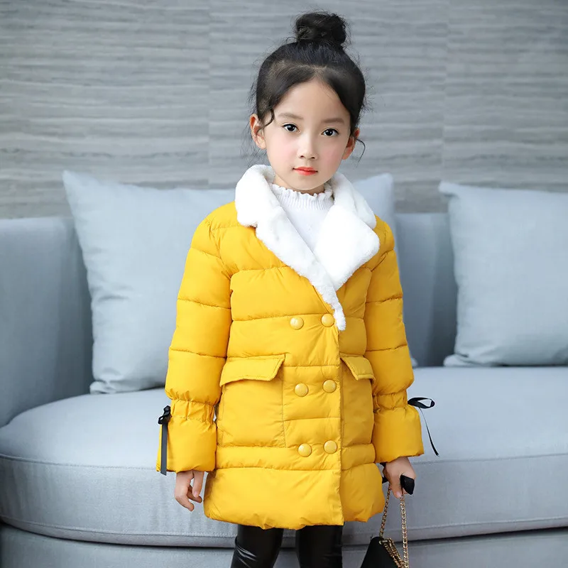 

Children's Winter Overalls Solid Warm Clothing For Girls Fur Winter Jacket For Girls Teen Girls Winter Jacket 6 8 10 12 14 Years