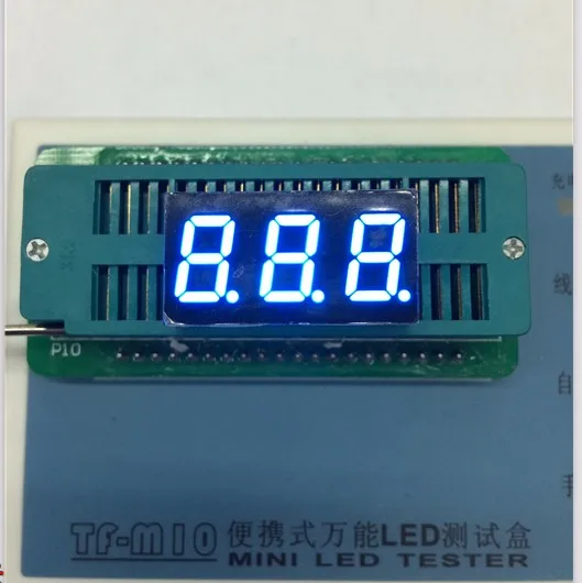 Бесплатная Доставка 100 шт. общий анод/общий катод 0.4 дюймов цифровой трубка 3 Бит Цифровой Tube 0.4 дюймов лучший цифровой трубка Синий
