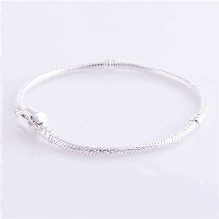 100 925 Sterling Silver Clasp Snake Bracelet Chain DIY Jewelry