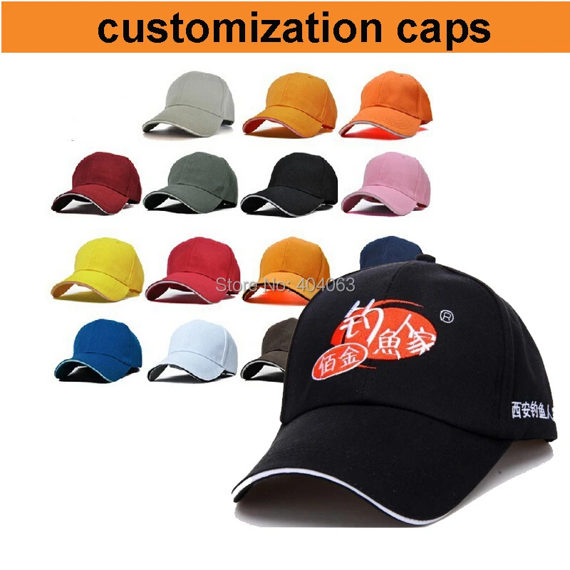 Wholesale 50pcs!adult And Children Logo Custom Baseball Cap Logo,custom