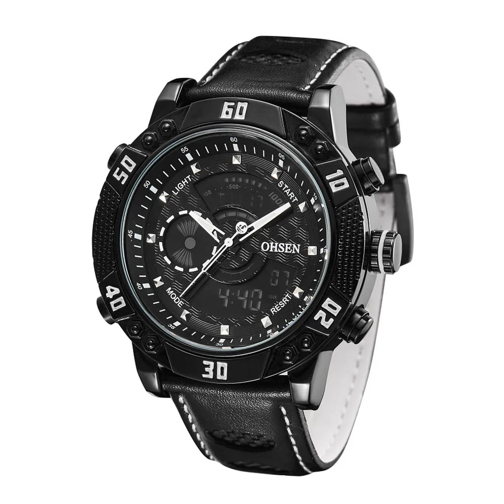 

Man Waterproof Sports Watch Multi-Function Student Watches Dual Time Quartz Clock saat erkekler