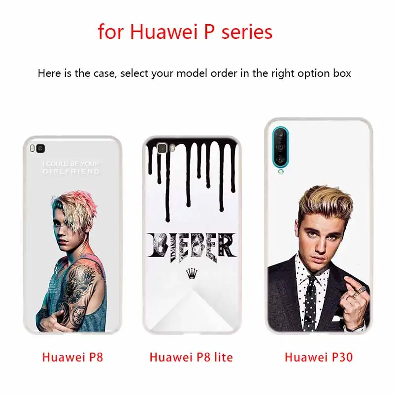 MLLSE justin bieber hd 2018 Case Silicone Soft TPU Cover For Huawei P30 P20 Pro P10 P9 P8 Plus Lite Mini Cases