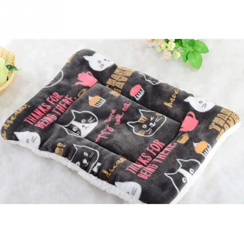 Cute Cat Симпатичная подушка для кровати, одеяло для кошек, мягкое полотенце, теплое, для собак, прекрасный хлопок, для питомцев, щенков - Цвет: Cute Cat