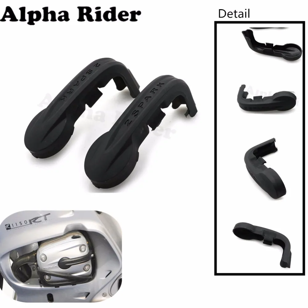 

2x MOTORCYCLE TWIN SPARK LEFT SPARK PLUG COVERS FRAME GUARD FOR BMW R1150R R1150RT R1150RS R1150GS R 1150 GS/R/RT/RS