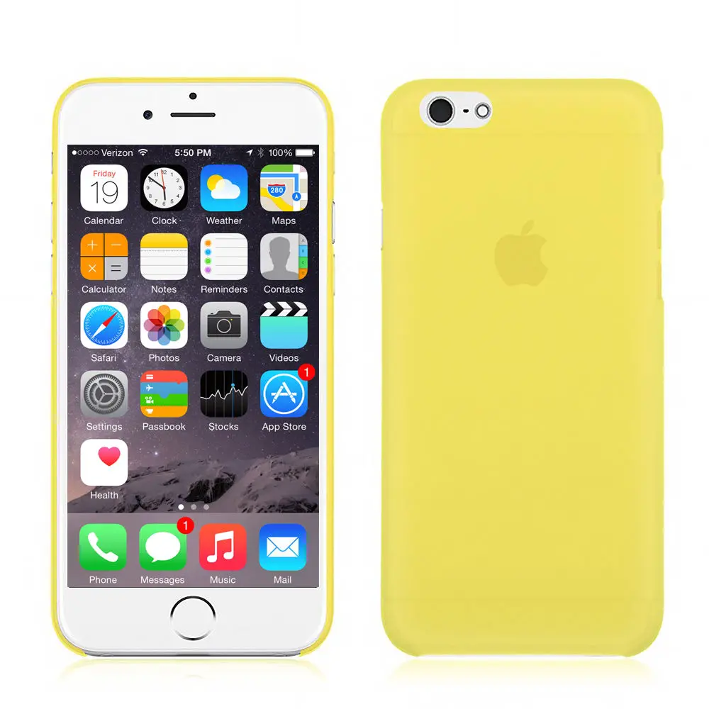 Чехол для iPhone X, карамельный цвет, жесткий пластиковый Ультратонкий чехол, матовый чехол, защитный чехол для iPhone 8, 6, 6 S, 7 Plus, XR, XS, Max, coque - Цвет: Цвет: желтый