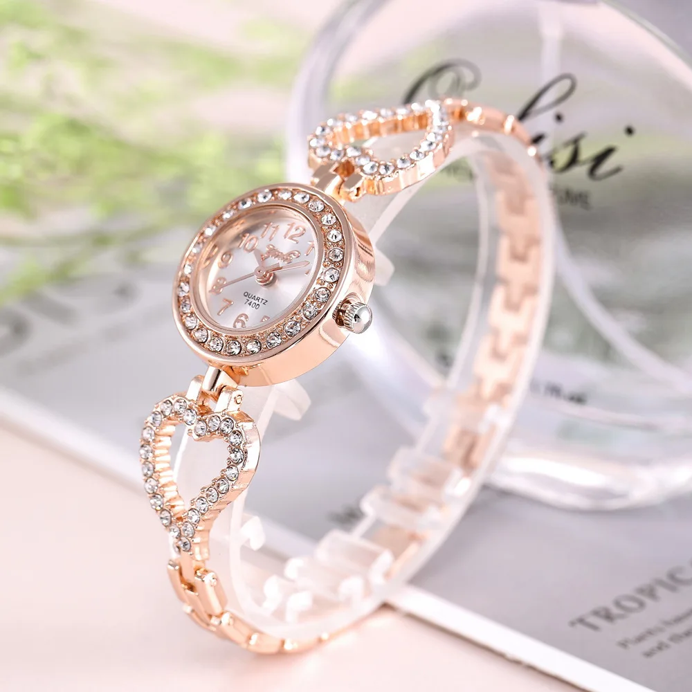 5 шт./компл. роскошные фирменные женские часы женские золотые часы с пряжкой модные повседневные женские наручные часы со стразами простой браслет набор