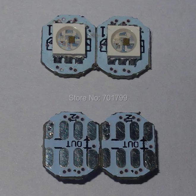 APA102-C светодиод с радиатором(10 мм* 3 мм); вход DC5V; 5050 SMD RGB withAPA102 ic встроенный