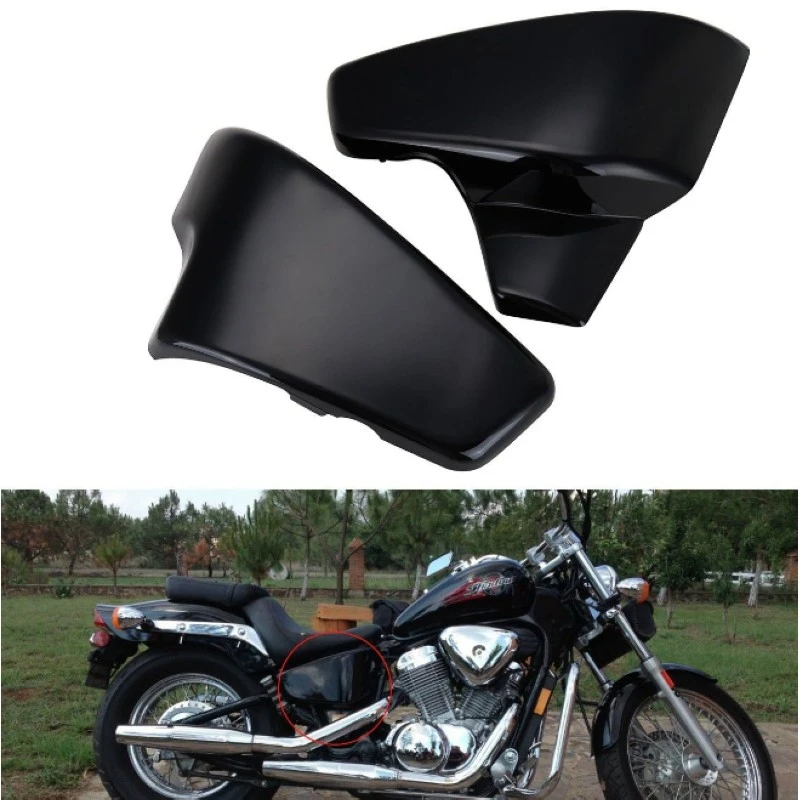 Seitendeckel de empuñadura lateral, accesorio para Honda VT 600 Shadow VLX Deluxe Steed 400VLS|side cover|side hondaside cover honda shadow - AliExpress