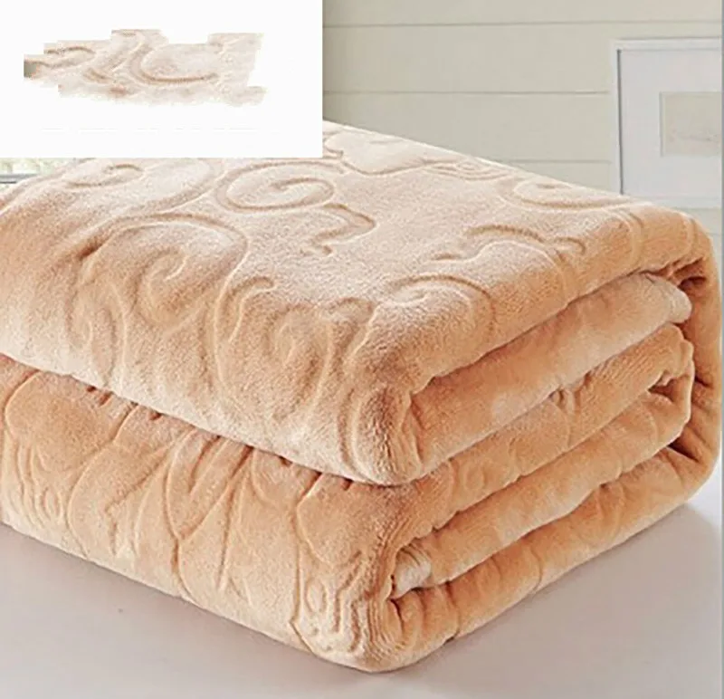 

100% high quality Flannel Fabric Wool Warm Blanket Soft Blanket Bed Travel Blanket Large Bed Single Bed