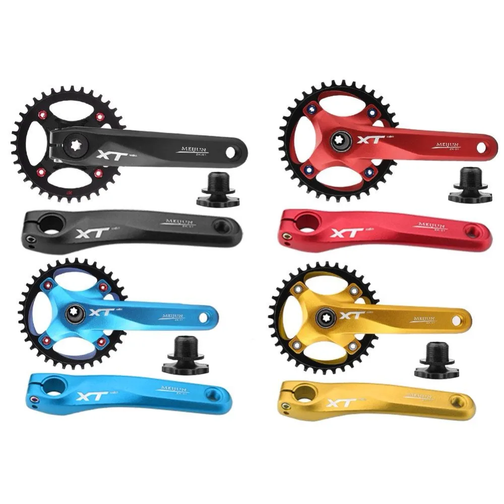 MEIJUN BCD104mm велосипед Crankset 170 мм велосипед шатуна велосипед шатуны неотъемлемой одной Скорость Звездочка 36 т велосипед аксессуар