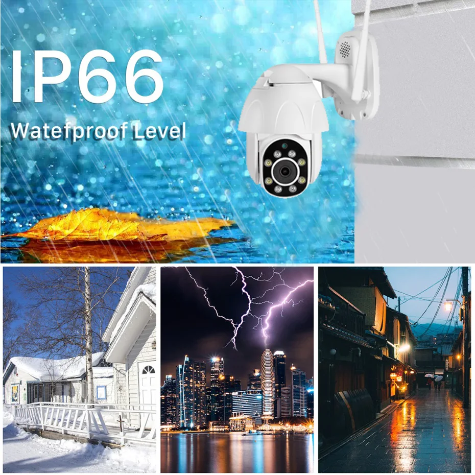 Беспроводная ip камера ptz с Wi Fi 360 дюйма 1080p 4 кратный зум 2 МП|Камеры
