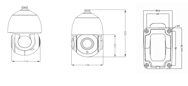 JORANK мини 1080 P 2MP 5MP IP PTZ камера сетевая Onvif 30X зум PTZ IP камера CCTV 60 м ИК Ночное Видение скорость купольная камера s