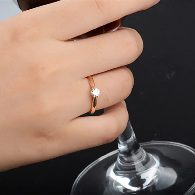simple cz zircon wedding engagement rings (4)