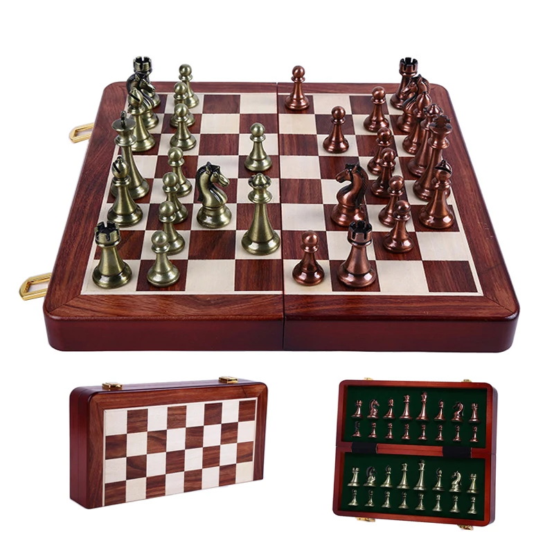 King Height 67mm Kirsite International Chess Set Wwooden Folding Chessboard Chess Game for Kids Adult for Gift Toys LA48 King Height 67mm Kirsite International Chess Set Wwooden Folding Chessboard Chess Game for Kids Adult for Gift Toys LA48