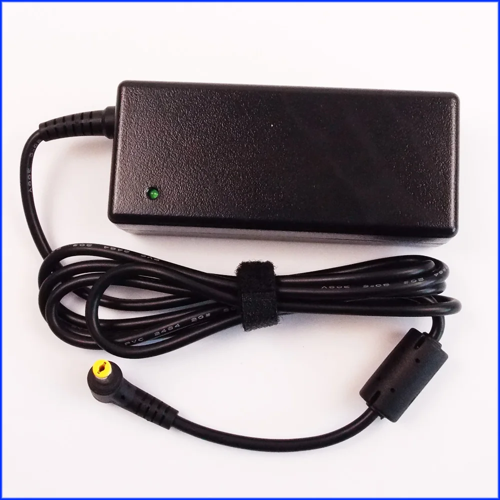 19 V 3.42A адаптер переменного тока питания для ноутбука Зарядное устройство/Питание + шнур для acer Aspire 7230 7520 7530 6530 6920 6930 9210 5220 7110 7112 5630