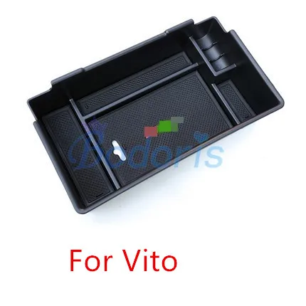 For Mercedes Benz Vito W447 V Class V260- Car Organizer Center Glove Armrest Storage Box Door Console Tray Accessories - Название цвета: For Vito
