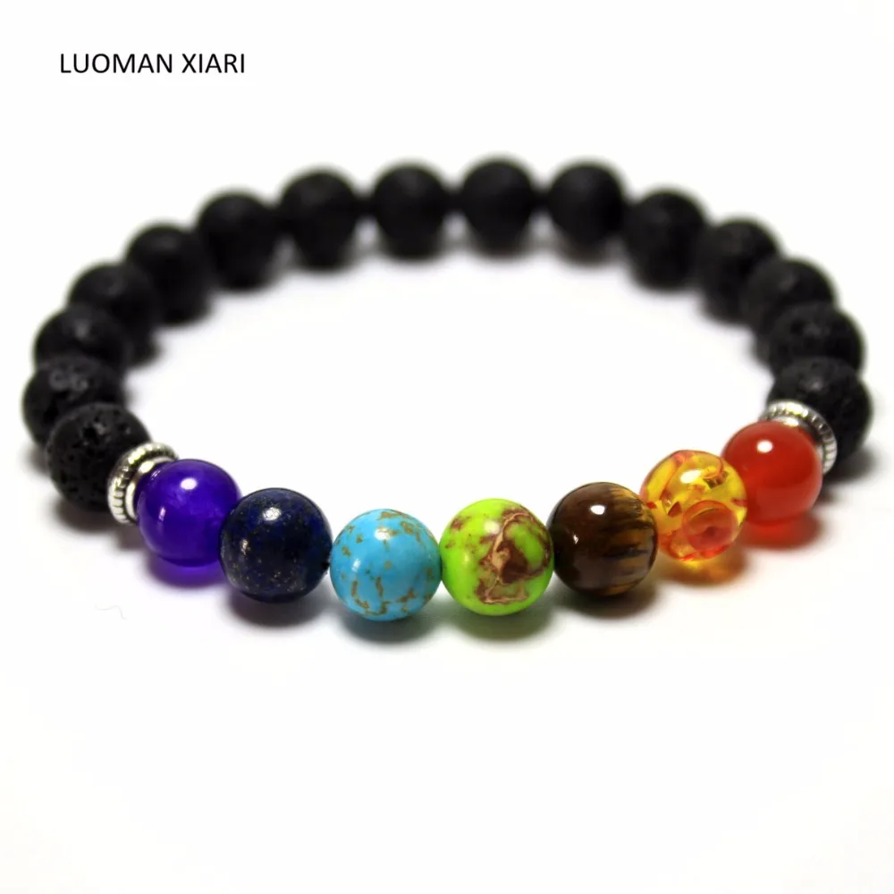 Seven Chakra Healing Beads Bracelet 