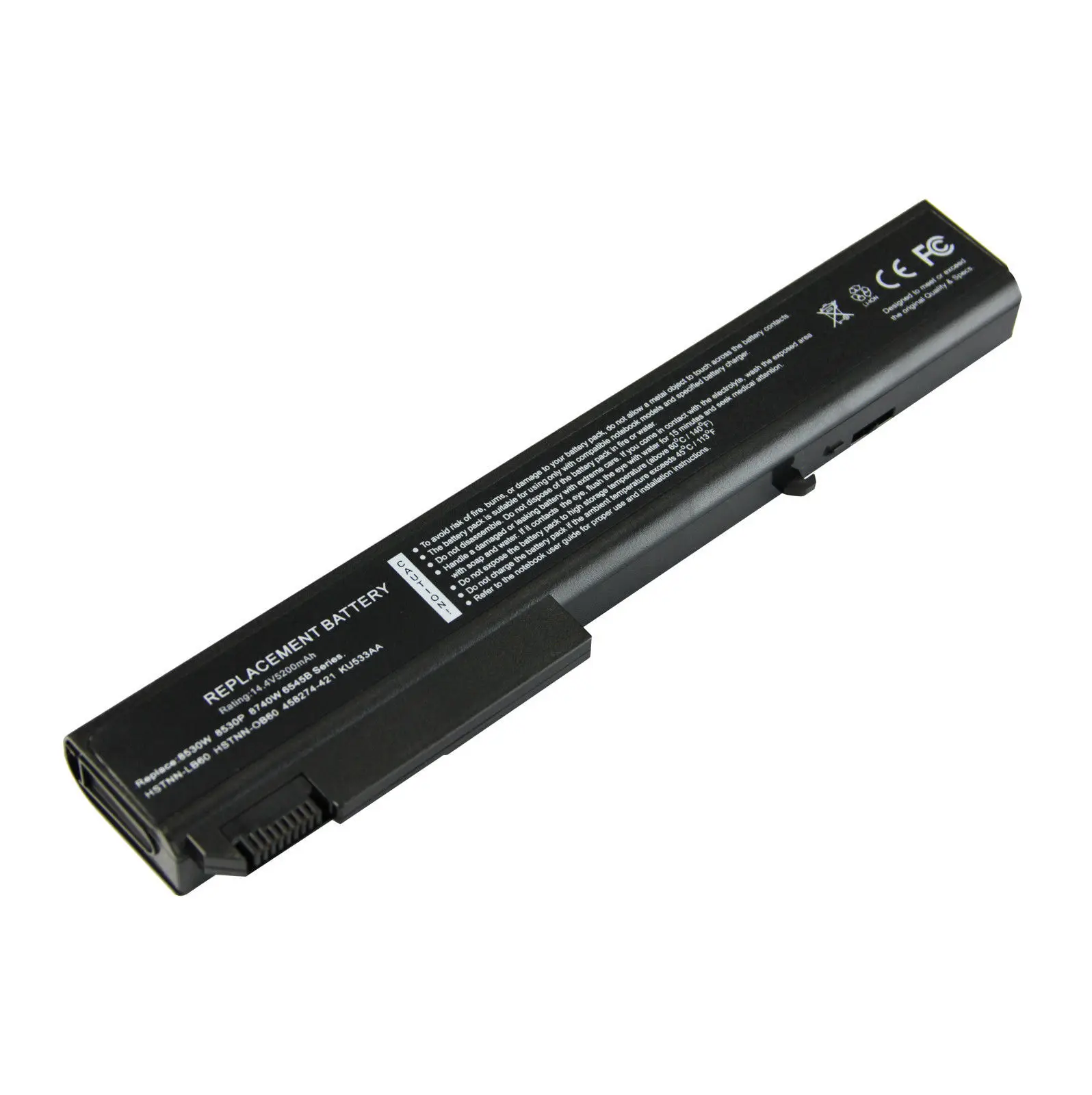 2 шт. 14 4 В/5200 8 ячеек Фирменная Новинка для hp EliteBook ноутбука Батарея 8530 P Вт 8540 8730 8740 HQ