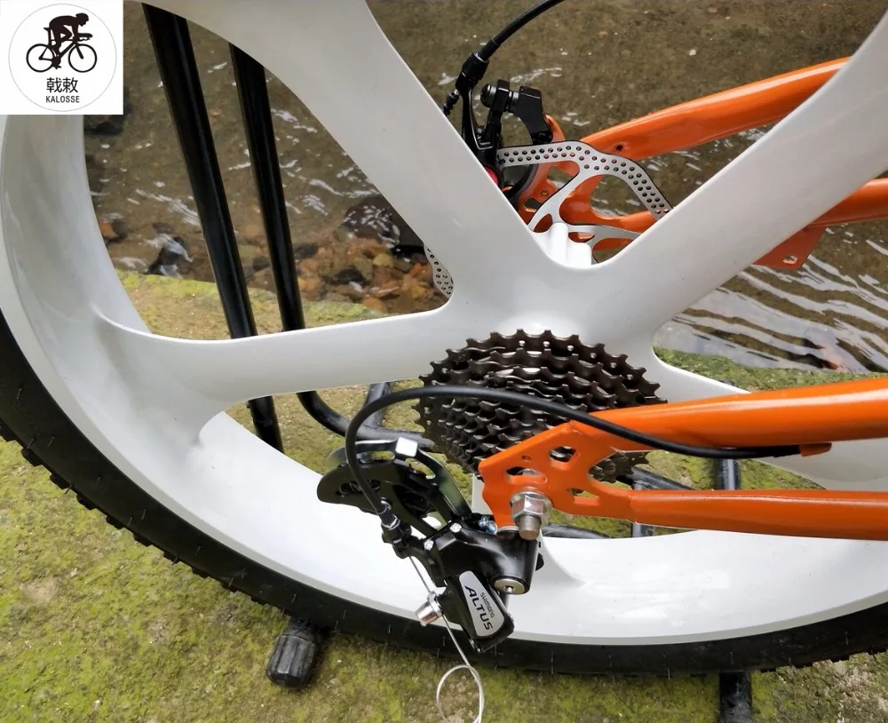 Discount Kalosse  26*4.0 tires Beach bike Microshift   3X10S  fat bike  30 speed ,  Hydraulic brakes  17inch  mountain bike 2