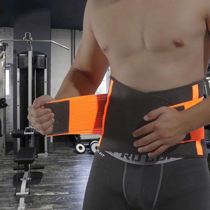 Fitness Belt Lumbar Waist Support Waist Trimmer Belt Unisex Exercise
