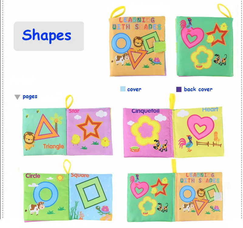 4pcs Baby Reading Book Soft Cloth Book Baby Early Learning Educational Toy Set 4pcs Baby Reading Book Soft Cloth Book Baby Early Learning Educational Toy Set