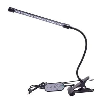 

9W 5V Grow Lamp Single Head Timing Red Blue LED Plant Grow Light With Adjustable Gooseneck 5 Dimmable Levels For Indoor Plants