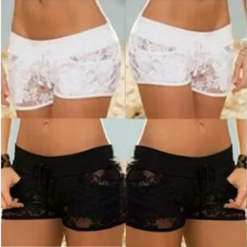 

New Women's Sexy Summer Thongs Lace Hot Knickers Women Short Pants Sports Pant High Waist Beach Shorts Clothes