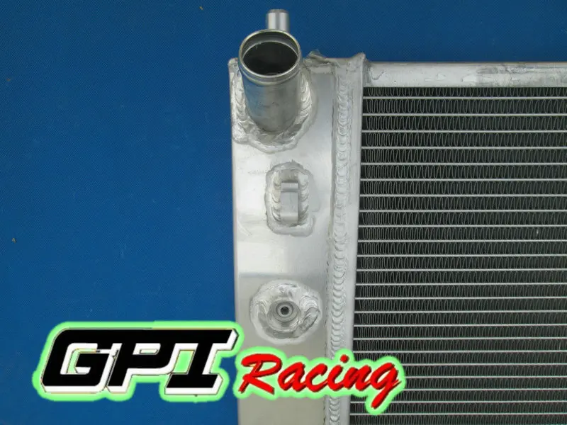 GPI Racing 2 1/" алюминиевый радиатор для Chevrolet для Corvette C6 двойной масляный радиатор
