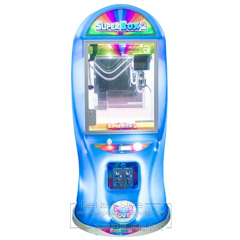 

Super Box Coin Operated Arcade Game Machine Grab Prize Gift Doll Toys Claw Cranes Machine For Shopping Malls