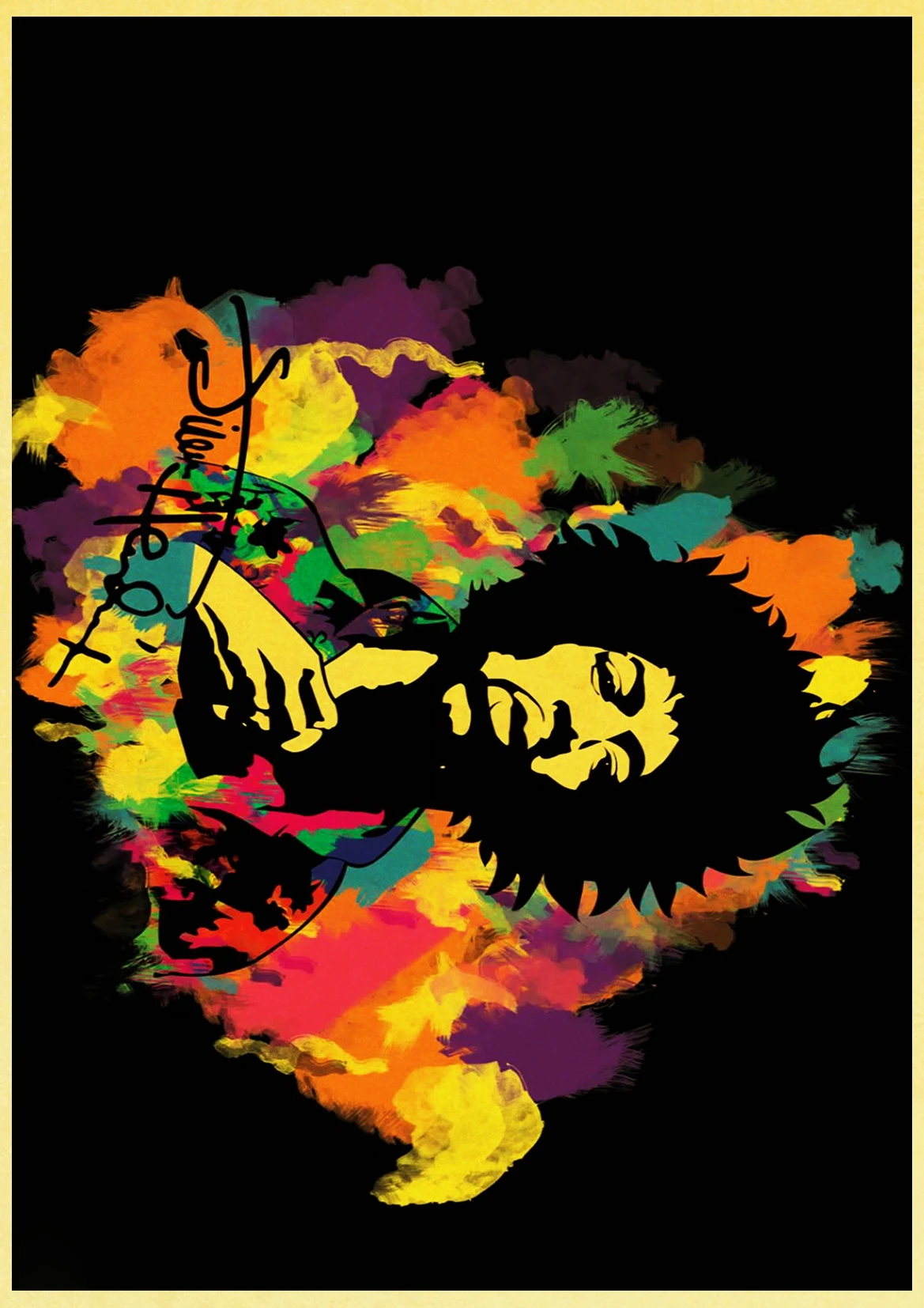 Рок-звезда Джими Хендрикс Ретро плакат крафт-бумага домашний Декор Бар Настенная картина в стиле Арт Деко