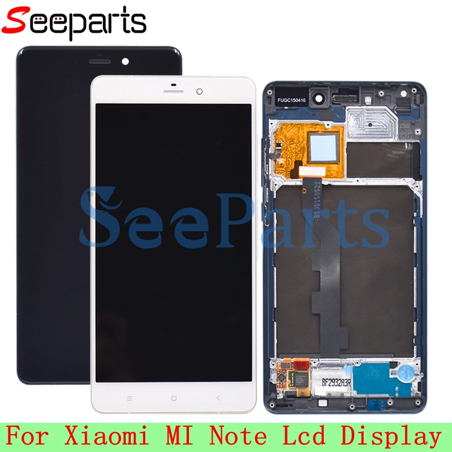 

For Xiaomi Note LCD Display Digitizer Touch Screen Assembly Black Smartphone for xiaomi Mi Note lcd With Frame + Tools