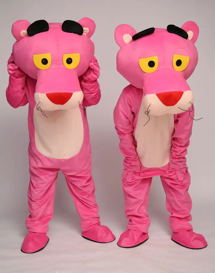 Розовый ростовой костюм Пантеры взрослых унисекс мультфильм день рождения маскоты костюм